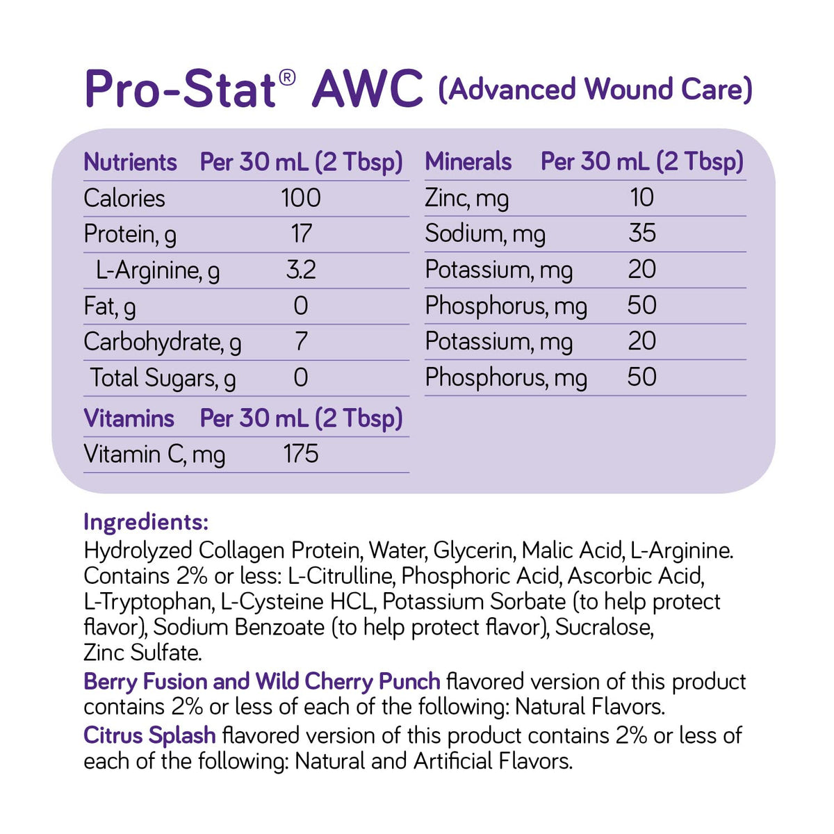 Pro‑Stat Advanced Wound Care Liquid Protein Cherry 30oz