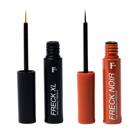 Freck Beauty, The Original Freckle Pen – Natural-Looking, Faux Freckles (NOIR and XL Bundle)