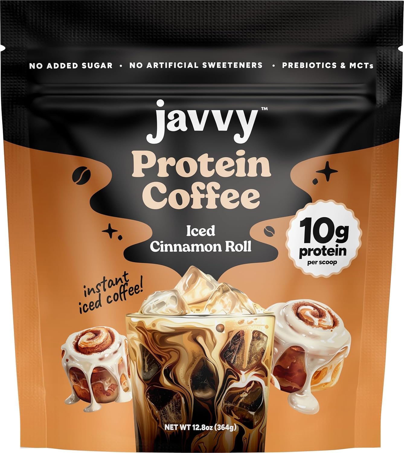Protein Iced Coffee - Previous Formula - Premium Whey Protein & Iced Coffees, 100% Natural Cold Brew, Zero Artificial Flavors & Sweeteners, 80mg Caffeine, No Added Sugar, 20 Servings, French Vanilla V3