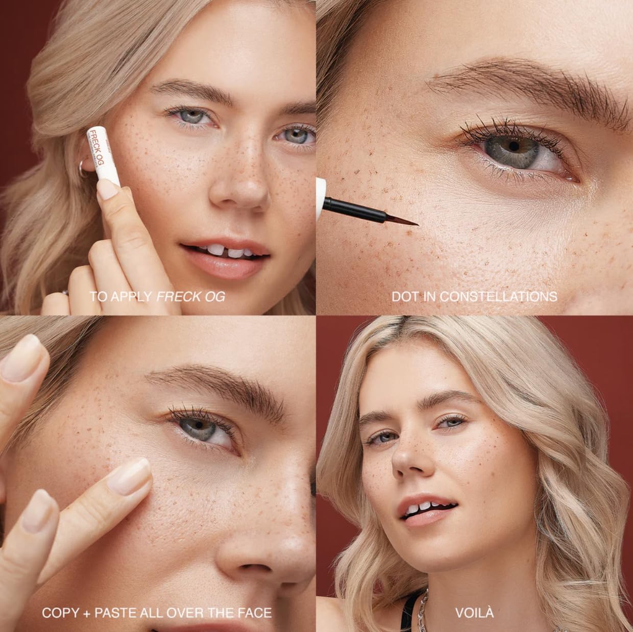 Freck Beauty, The Original Freckle Pen Mini + Face Hack Bond & Setting Spray Bundle